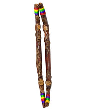 Load image into Gallery viewer, Tepi (serving pipe), Palo Sangre with snake and leaf carving