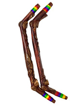 Load image into Gallery viewer, Tepi (serving pipe), Palo Sangre with snake and leaf carving