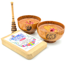 Load image into Gallery viewer, Engraved Wooden Cacao Bowls