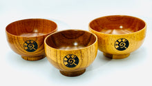 Load image into Gallery viewer, Engraved Wooden Cacao Bowls