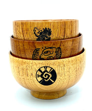 Load image into Gallery viewer, Engraved Wooden Cacao Bowls